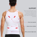 Men's Compression Slimming Corset Vest for Tummy Control