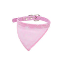 Adjustable Pet Scarf Bandana Collar for Small Dogs & Kittens  ourlum.com Pink neck 20-28cm 