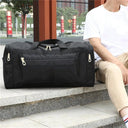 Women Men Nylon Travel Duffel Bag Large Capacity Holdall