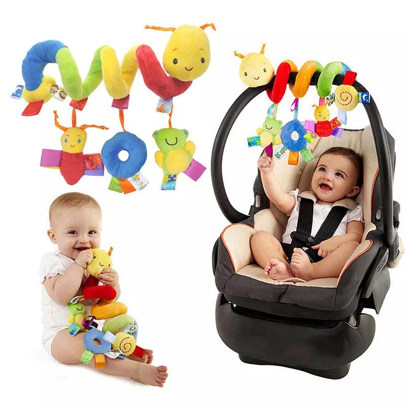 Baby Development Hanging Toys: Soft Stroller Spiral Pram Dolls  ourlum.com   