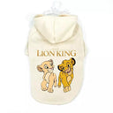 Lion King Anime Print Pet Hoodie: Disney Brand Dog Clothes for Cats and Dogs  ourlum.com 10 XS CHINA