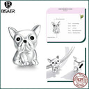 Cute Dog Charm Bead Pendant for Women DIY Bracelet Jewelry