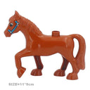 Big Farm Animals Building Blocks Set: Creative Educational Toy Blocks  ourlum.com Brown horse  