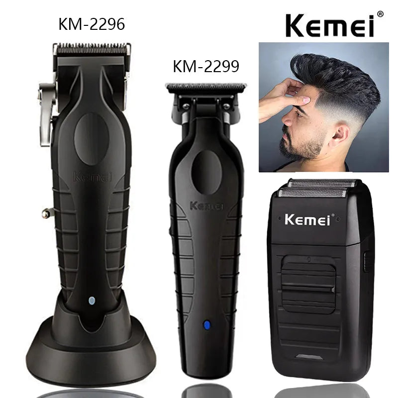 Kemei Professional Hair Clipper Kit: Salon-Quality Grooming Solution  ourlum.com   