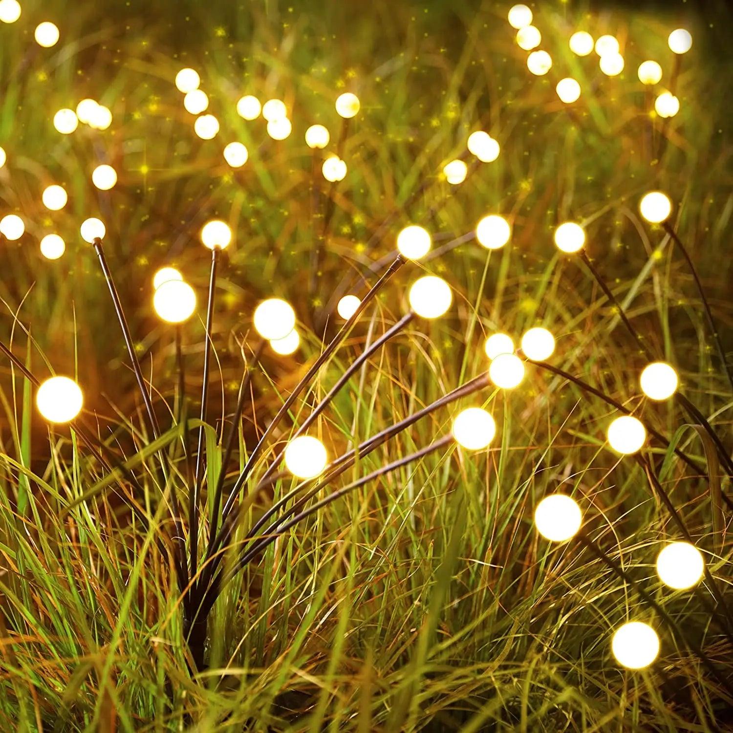 Solar Firefly Lights: Enchant Your Garden with Warm Radiance  ourlum.com   