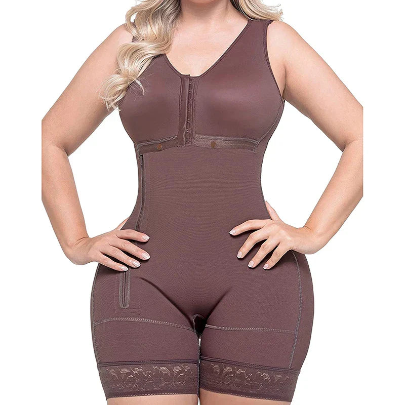 Colombian Faja Bodysuit: Postpartum Slimming Shapewear for Ultimate Curve Control