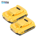 Probty 20V 3000mAh DCB200 Li-ion Battery for DEWALT Tools