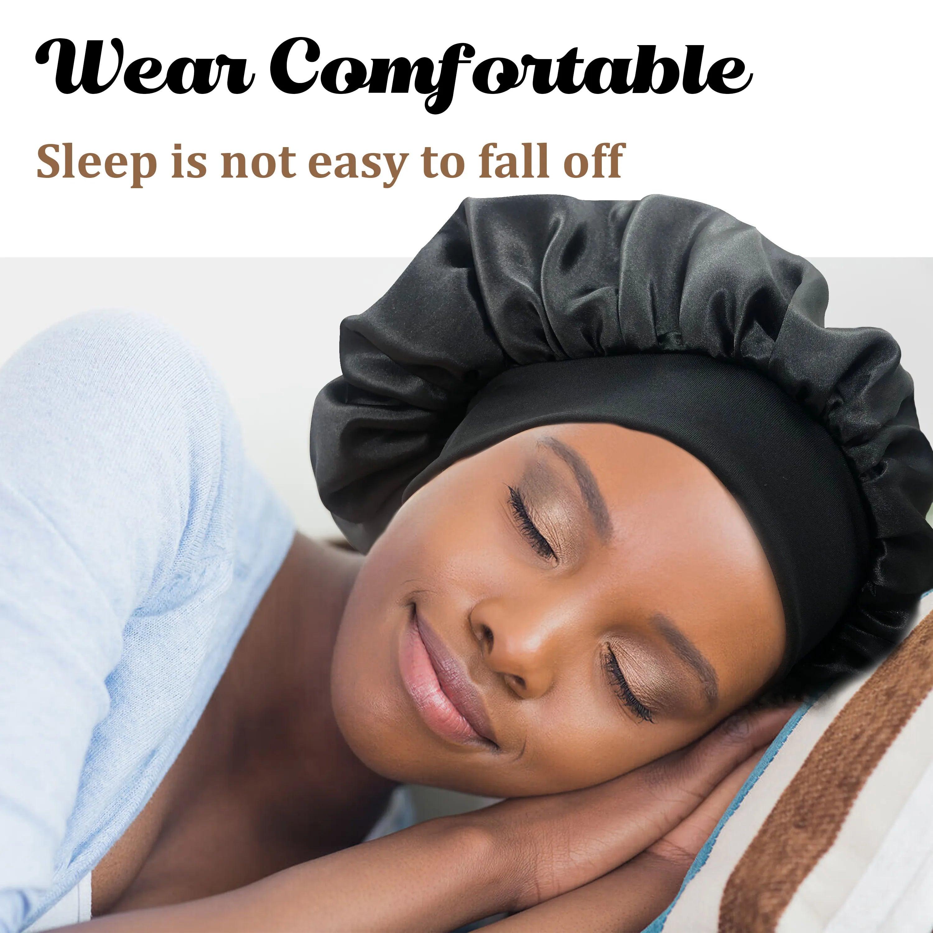 Luxurious Silk Hair Protector for Women - Premium Sleep Cap for Hair Care and Beauty Sleep  ourlum.com   