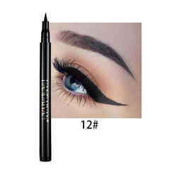 Matte Rainbow Liquid Eyeliner: Colorful Waterproof Eye Makeup