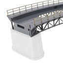 1:87 HO Scale Train Railway Scene Decoration Q4 R1 Curved Bridge