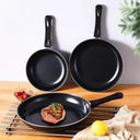 30cm Non-Stick Cast Iron Frying Pan - Mini Pancake & Egg Skillet for Kitchen Cooking