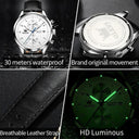 OLEVS Men's Chronograph Waterproof Luxury Wristwatch Stylish Design