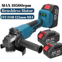 21V 125mm M14 Brushless Angle Grinder Power Tool for Cutting