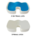 U-Shaped Gel Memory Foam Seat Cushion for Tailbone Pain