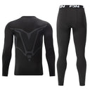 Men's 2-Piece Thermal Long Sleeve Athletic Set for Fall