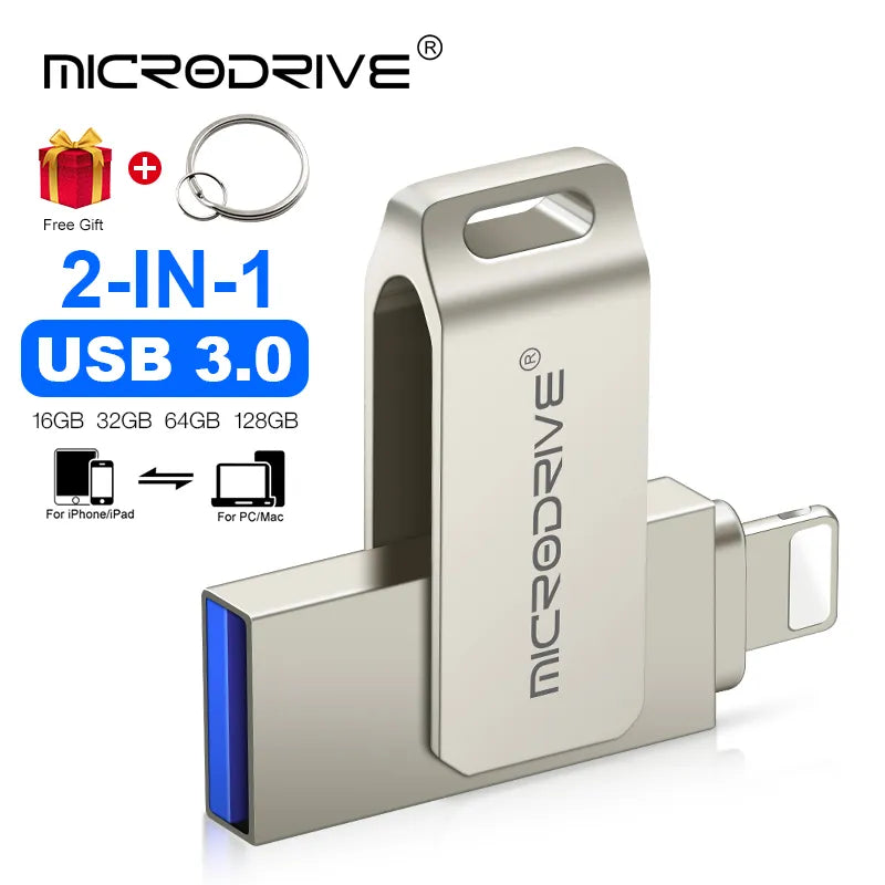 3.0 Flash Drive for iPhone: Fast Data Transfer with Dual Interface  ourlum.com   