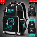 Waterproof Glow-in-the-Dark Children's Backpack for Boys