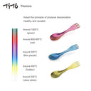 Ultralight Titanium Spork for Camping Hiking Travel Gear