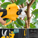 Cordless 30mm Brushless Electric Pruning Shears Dual Gears