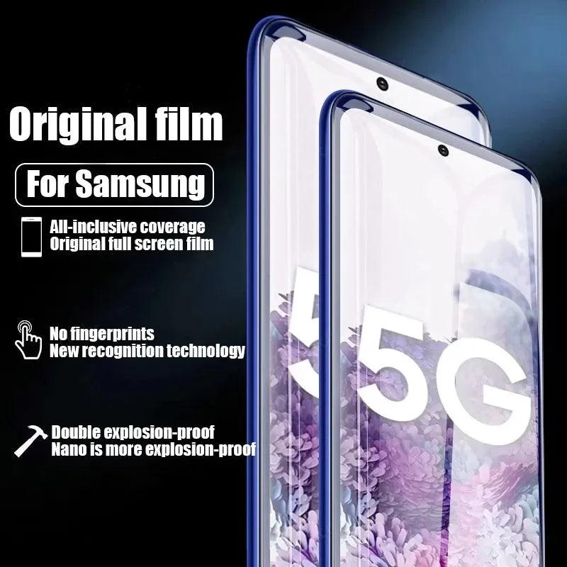 4-Pack Hydrogel Screen Protectors for Samsung Galaxy & Note Series - Crystal Clear HD Film  ourlum.com   