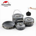 Naturehike 1L Aluminum Camping Cookware Set for Adventurers