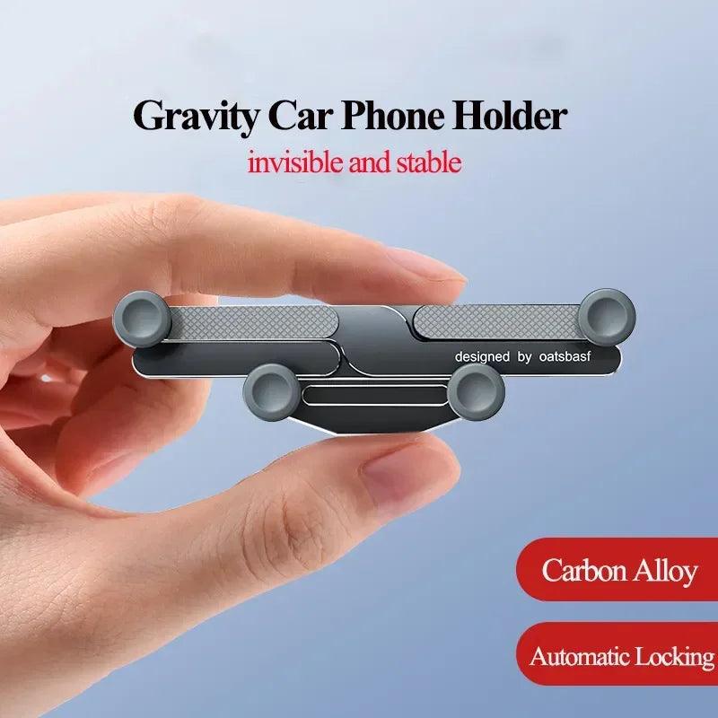 Gravity Car Phone Holder: Ultimate Alloy Mount for GPS Devices  ourlum.com   