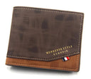 Vintage Men's Leather Wallet Stylish Multi-Compartment Purse