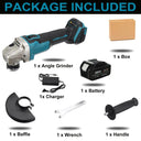 125mm Cordless Brushless Angle Grinder for Makita 18V Battery