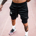 Men's Camo 2-in-1 Compression Shorts for Running, Gym, and Basketball - Quick Dry Fitness Training Apparel