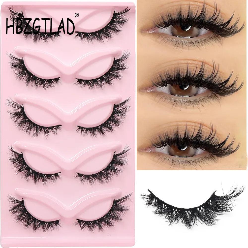 3D Cat Eye Wispy Manga Eyelash Extension Set - Natural Look & Easy Application