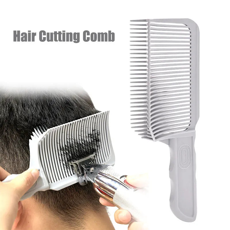 Fading Comb Professional Barber Clipper Blending Flat Top Hair Cutting Comb For Men Heat Resistant Fade Brush  ourlum.com   