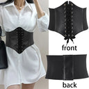 Women's High Waist Leather Corset Belt Slimming Shapewear