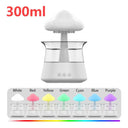 Mushroom Rain Cloud Humidifier with Colorful Night Lights and Relaxing Water Sounds  ourlum.com White 1 United State 