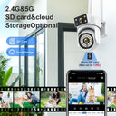 8MP Outdoor Wifi Camera with AI Smart Tracking: Enhanced Surveillance System  ourlum.com   