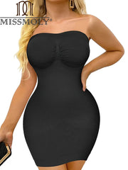 Strapless Seamless Bodysuit Shapewear for Tummy Control & Butt Lifting Comfort