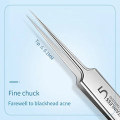 Ultra-fine Blackhead Clip Tweezers: Beauty Salon Essential & Acne Tool