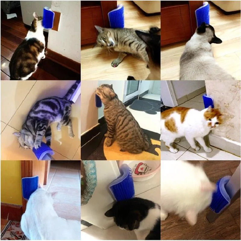 Cat Scratcher Massager for Cats Grooming Brush Hair Comb Dogs Kitten Care Accessories  ourlum.com   