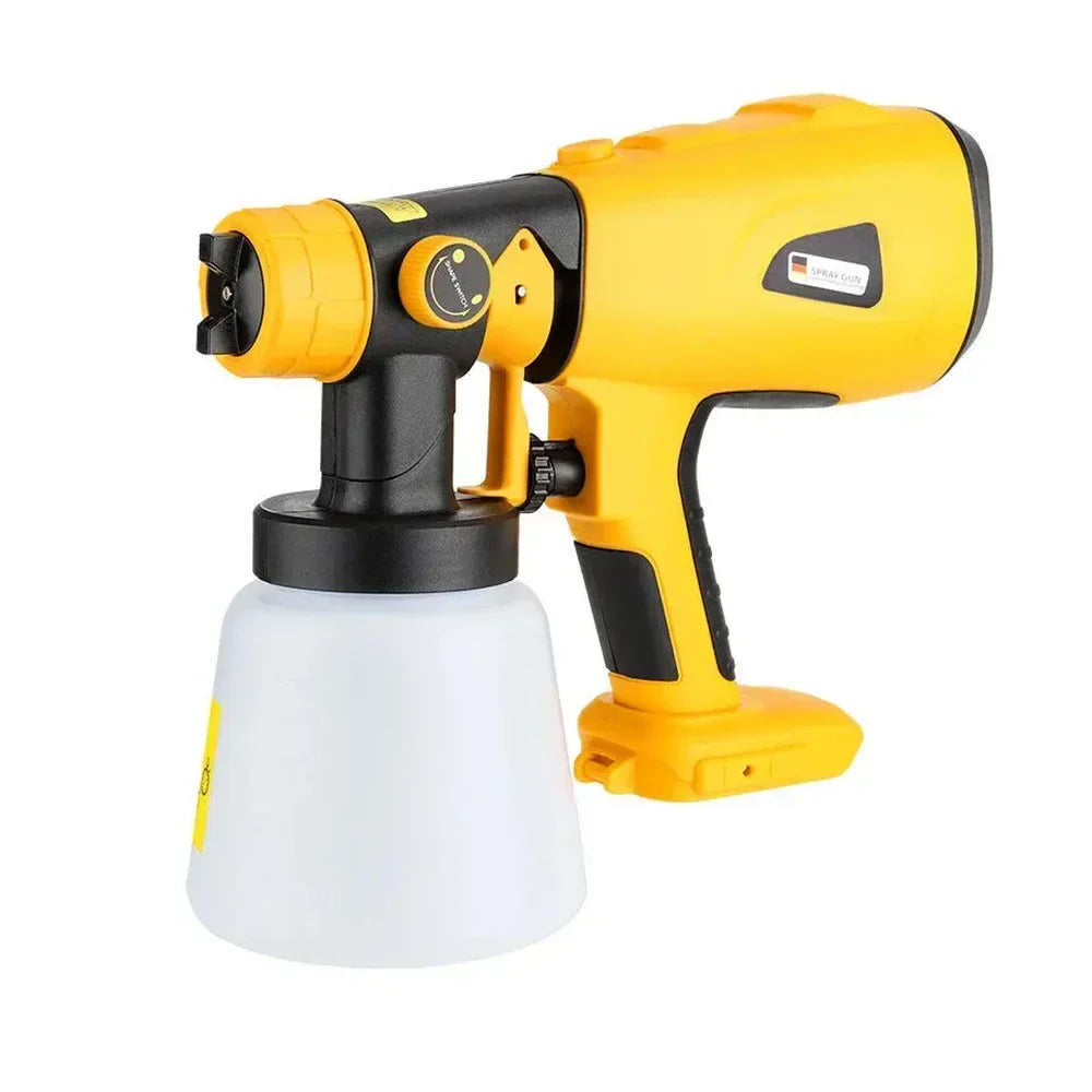 Cordless 800ML Electric Paint Sprayer for Dewalt 18V/20V - 3 Spray Patterns