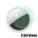 Hydrogel Pet Locator Tracker Screen Protector for Apple Airtag  ourlum.com 5 Set Green  