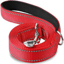 Reflective Night Dog Leash: Enhance Visibility and Safety  ourlum.com red 2.5x120cm 