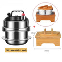 Portable 304 Stainless Steel Mini Pressure Cooker for Quick Meals