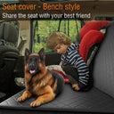 Waterproof Dog Car Seat Cover for All Dog Sizes Travel