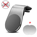 Magnetic Car Phone Holder: Ultimate Safety & Convenience for iPhone Samsung Huawei  ourlum.com Simple Silver  