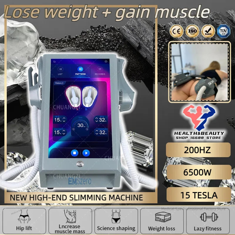 Ems Zero NEO 15 Tesla RF 2024 Professional Hi-emt Body Sculpt 6500W EMSzero Slimming Machine DLS-EMSlim Muscle Stimulator