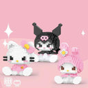 Sanrio Kuromi & My Melody Building Block Figure Set: Creative Anime Decor & Gift  ourlum.com   