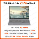  ThinkBook 16+ 2024 Laptop R7 8845H 780M AMD 16GB/32GB RAM 1TB SSD 16-Inch 2.5K 120Hz Screen Notebook Computer New PC  ourlum.com R7 8845H 16GB 1TB Russian Federation 