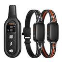 ROJECO Digital Rechargeable Dog Training Collar: Waterproof Vibrator Bark Stop  ourlum.com 2 Collars  