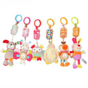 Baby Sensory Hanging Rattles Plush Animals Teether Toy for Babies  ourlum.com   