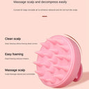 Silicone Scalp Massage Brush for Relaxing Shampoo Experience