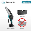 Yofidra 8 Inch Brushless Electric Chainsaw Cordless Rechargeable Woodworking Garden Pruning Saw Tool for Makita 18V Battery  ourlum.com NO Battery EU spain